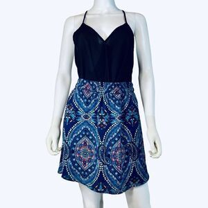 Alya Paisley High Waist Skirt